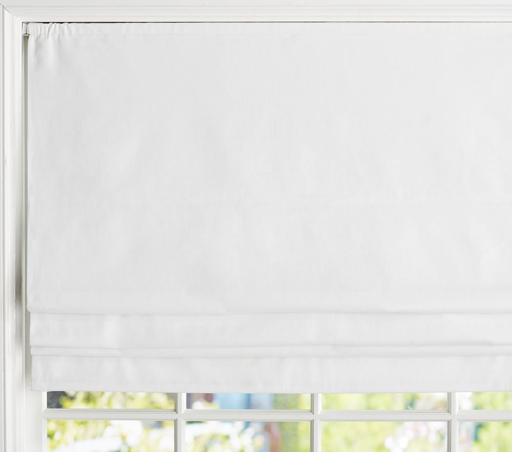 Linen Cordless Blackout Roman Shade